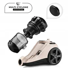 Циклонний пилосос без мішка Mozano Max Cyclonic 4000W Beige - мініатюра 3