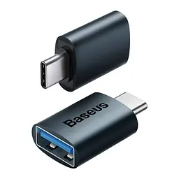 Перехідник Baseus Ingenuity Series Mini OTG Adaptor Type-C to USB-A 3.1 синій ZJJQ000003 - мініатюра 3