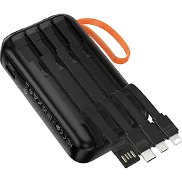Зовнішній акумулятор Hoco J151 Spirit 10000mAh 10W Black [150667] - мініатюра 3