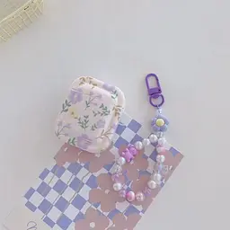Чохол на AirPods 1 2 ANbeauty Flowery Бежевий (AN0103330) - мініатюра 2