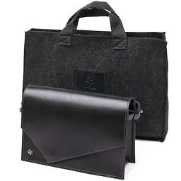 Жіноча шкіряна сумка GRANDE PELLE 24х16,5х9 см sum0015594 - мініатюра 6