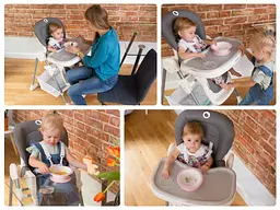 Стільчик для годування Lionelo Linn Plus Grey - мініатюра 8