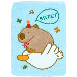 Блокнот А5 ZiBi Capybara 23 Kids Line плюшевий клітинка 80 аркушів (ZB.700044) - мініатюра 2