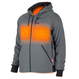 Худі з підігрівом MILWAUKEE, M12 HHGREY4-0 (XXL), сіре (розмір XXL)