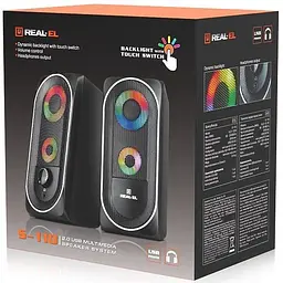 Акустична система Real-EL 2.0 S-110 Black (EL121100009) - мініатюра 7