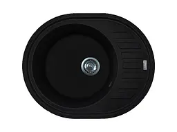 Кухонна мийка Adamant Ovum 615x495x200 антрацит 000008376, Антрацит