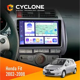 Штатна магнітола Honda Fit 2002-2008 Climate Cyclone C9-011 4x64, DSP Cyclone (НФ-00008755)