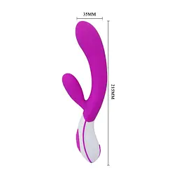 Вібратор-кролик Pretty Love Colby Vibrator 21.5 см фіолетовий - мініатюра 7