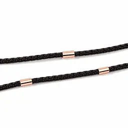 Шовковий шнурок з елементами з червоного золота SH-0044 700 - мініатюра 2