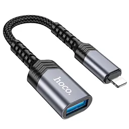 Перехідник Hoco iP male to USB female 2.0 converter UA24