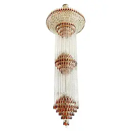 Люстра Brille кришталева для холу LED E14 60W G (BCL-349S/33)