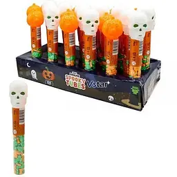 Льодяники Череп Candy Realms Spooky Tubes 50g - мініатюра 3