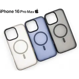 Чохол-накладка BeCover Metal Buttons Case (MagSafe) для Apple iPhone 16 Pro Max Blue (712100) - мініатюра 6