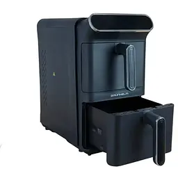 Мультипіч електрична Grunhelm GAF1100D 1500 Вт 11 л чорна (147285) - мініатюра 7