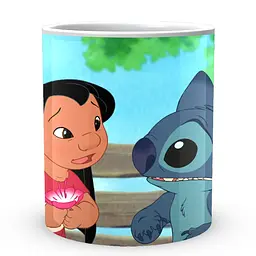 Кухоль GeekLand Lilo and Stitch Ліло і Стіч LS 02.17 330 мл білий - мініатюра 2