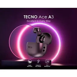 Моно гарнітура Tecno Ace A3 Black (4895180761164) - мініатюра 2