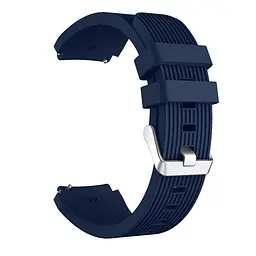 Силіконовий ремінець Watchbands Galaxy на смарт-годинник Samsung Galaxy Watch 3 45mm - темно-синій (WB001GALAXYDARKBLUE3451) - мініатюра 3