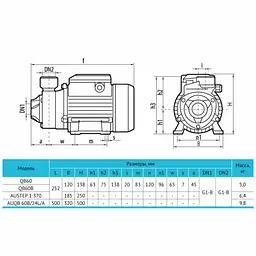 Поверхневий насос Rudes QB 60 (6656) - мініатюра 2
