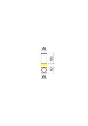 Стельовий світильник QUAD PL LED COB 3W IP65 DG 3000K (Sq)(5.1.2) Redo 90091 - мініатюра 2