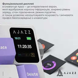Клавіатура Ajazz AK650 Flying Fish Switch Purple (AK650-FF-PWB) - мініатюра 15
