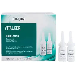 Лосьйон для волосся Maxima Vitalker Hair Lotion Prev Antiforfora проти лупи 12 шт. x 10 мл