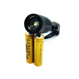 Ліхтар ручний POLICE" 2804-T6 / Зарядний 220V / 2x18650 / Zoom Затиск Box - мініатюра 4
