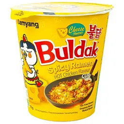 Рамен Buldak Ramen Гострий Курячий Сир в стакані 70 г