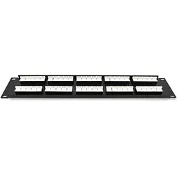 Патч-панель Voltronic 19 телефонна 50xRJ-45, Cat.3, DUAL type (YT-PPU50-1U) - мініатюра 2