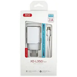 Зарядний пристрій XO L36 QC 3.0 18W/1USB White - мініатюра 2