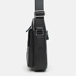 Чоловіча сумка Keizer K18207bl-black 25х21х7 см Чорний - мініатюра 5
