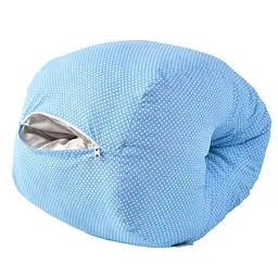 Подушка для годування Papaella Mini Горошок, 28х30 см, блакитний (8-31999) - мініатюра 7