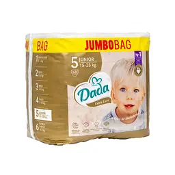 Підгузки Dada Extra Care 5 JUNIOR JUMBO BAG 15–25 кг 68 шт (ExtraCare5 Jumbo)