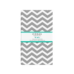 Набір простирадл полуторне Cosas ROSE/GREY ZIGZAG 155х240 см (SetSheet_Rose_ZigGrey_155х240) - мініатюра 2