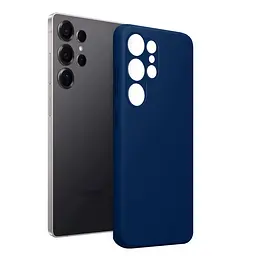 Чохол MAKE Samsung S25 Ultra Silicone Navy - мініатюра 2