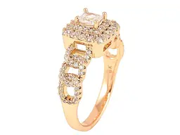 Каблучка XUPING Позолота 18K "Інкрустація цирконієм" (257278) р.17 - мініатюра 2