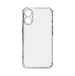 Прозрачный чехол для Apple iPhone 16 с защитой камеры и усиленными бортами, тонкий, силиконовый, бесцветный, ударопрочный, противоударный бампер с закрытой камерой, ArmorStandart (ARM78500)