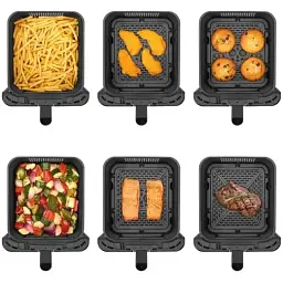 Мультипіч Sencor Dual Vita Fryer 3000 Вт чорний (SFR1250BK) - мініатюра 6