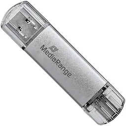 Флеш-накопичувач MediaRange USB 3.0 combo flash drive, with USB Type-C plug, 32GB (MR936)