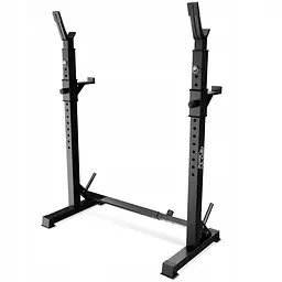 Стійки під штангу 4FIZJO Pro регульовані, зі страховкою Black (P-5905973402668)