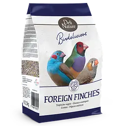 Корм для тропічних птахів, в`юрків з вітамінами Deli Nature Birdelicious Foreign Finches Делі Натюр повнораціонний 800 г