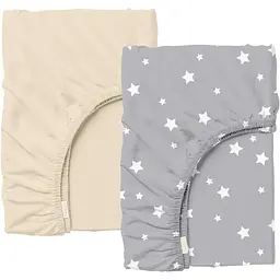 Набір простирадл на резинці Cosas GREY STARFALL 60х120х12 см (SetSheet_Beige_StarfallGrey_120x60)