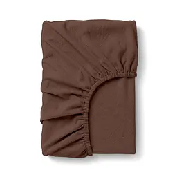 Простирадло на резинці з вареної бавовни 150х200 COCOA BROWN COSAS (2200000014603)