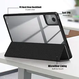 Чохол TPUCristal Pen holder Lenovo Tab M11 Xiaoxin Pad 2024 11 Чорний - мініатюра 6