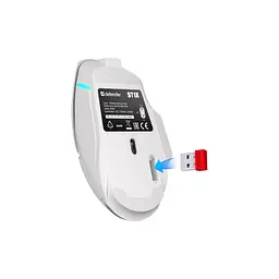 Мишка Defender Stix GM-009 LED Wireless White (52009) - мініатюра 5