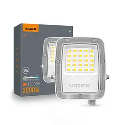 LED прожектор Videx F5, 20W 3000-5000-6500K 230V White (VL-F5-020CW) (29252-000)