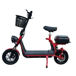 Електросамокат із сидінням 14 дюймів GIANT ZEN U12 MAX (800W, 48V, 15Ah) з кофром-багажником Червоний