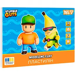 Пластилін Yes Stumble Guys 18 кольорів 360 г (540710)