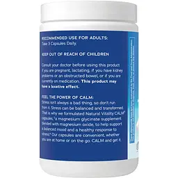 Гліцинат магнію Natural Vitality CALM Magnesium Glycinate 325 мг 120 капсул - мініатюра 3