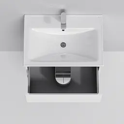 Тумба підвісна AM.PM X - Joy 65 см з умивальником M85-FHX0653-WC0653WG38 - мініатюра 5