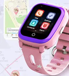 Чорний дитячий смарт годинник для хлопчика Lemfo F80 з GPS, 4G, відеозв’язком, SOS та прослуховуванням До 2 днів роботи - мініатюра 11